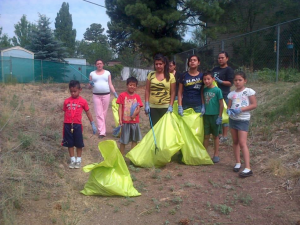 Members of the Sunnyside Neighborhood Association’s I AM Youth program take part in the annual Sunnyside cleanup on July 6, 2013. Courtesy photo 