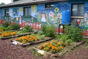 A community garden in the Sunnyside neighborhood of Flagstaff. Photos by Frank X. Moraga / AmigosNAZ