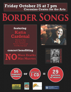 Oct. 25 — Border Songs