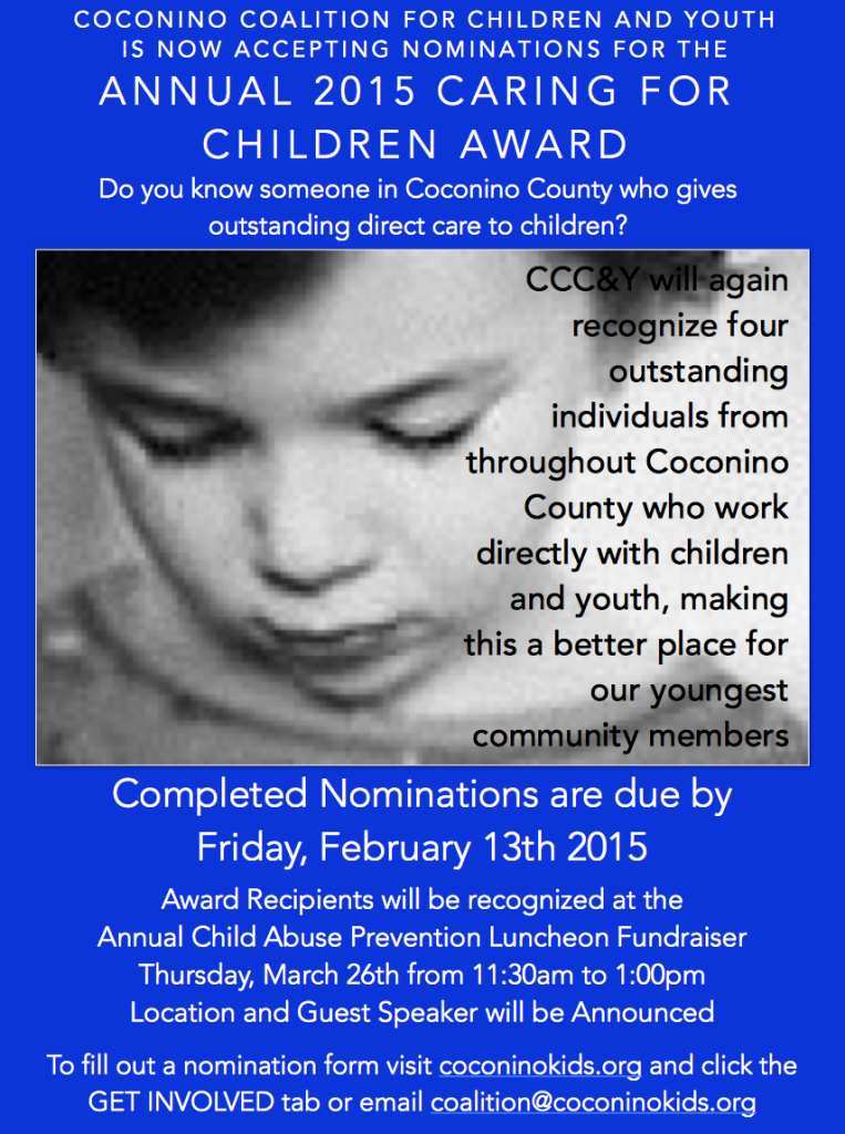 Annual 2015 Caring for Children Award