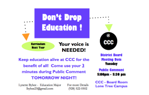 Education courses at CCC