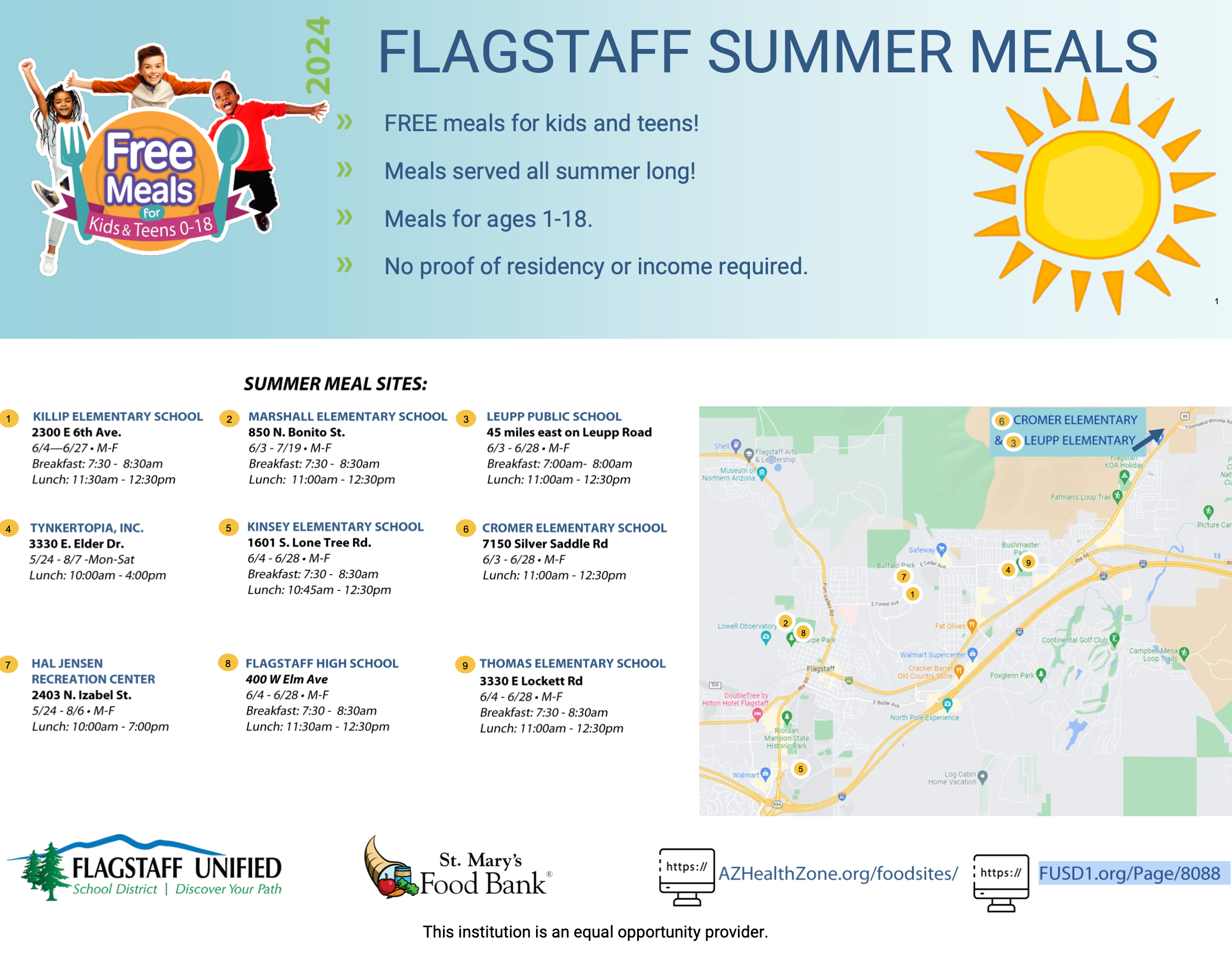 Flagstaff Summer Meals
